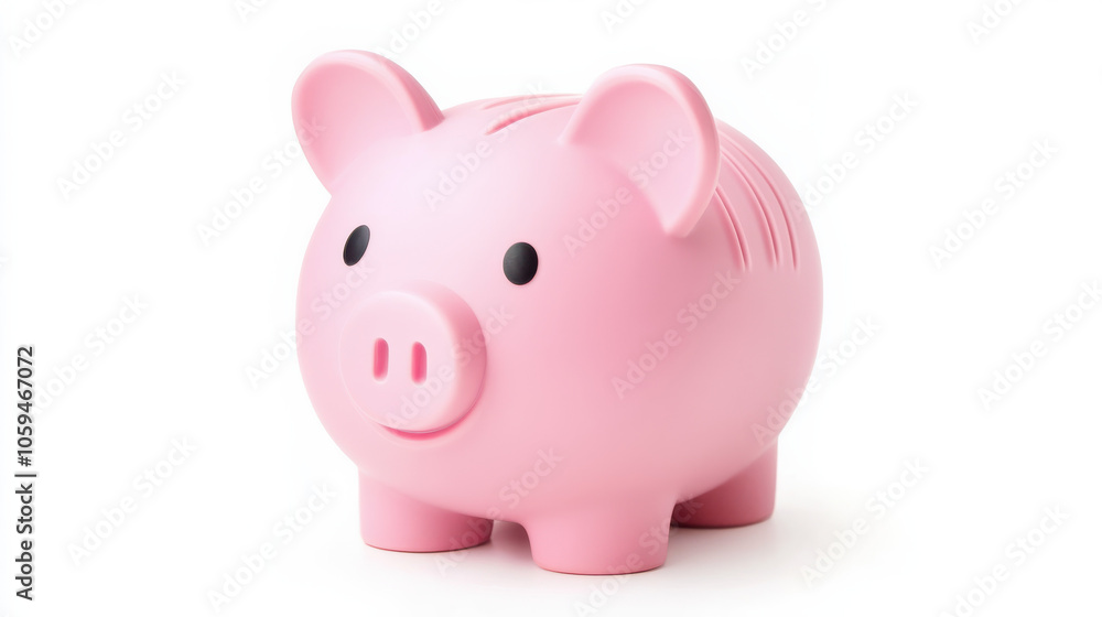 Piggy bank for savings, representing financial growth and security Piggy bank for savings, representing financial growth and security