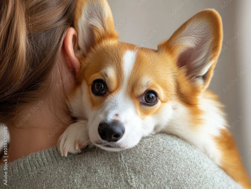 Cute Puppy Staring into the Camera Cute Puppy Staring into the Camera