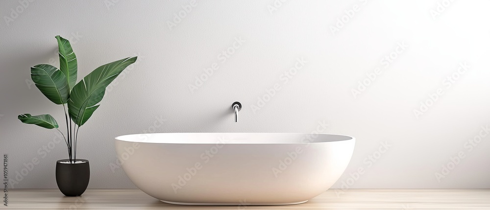 Modern 3D Minimalist Bathroom Design with Clean Lines Simple Fixtures and an Open Airy Atmosphere Modern 3D Minimalist Bathroom Design with Clean Lines Simple Fixtures and an Open Airy Atmosphere