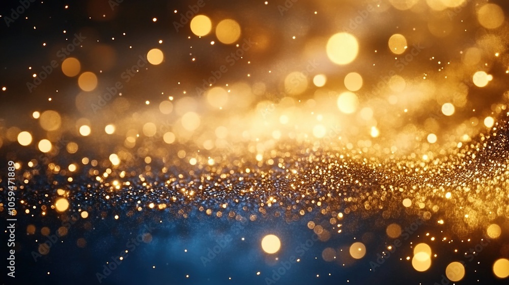 Shimmering Gold Bliss: Close-Up of Festive Sparkles for Stunning Christmas and New Year Poster Designs Shimmering Gold Bliss: Close-Up of Festive Sparkles for Stunning Christmas and New Year Poster Designs