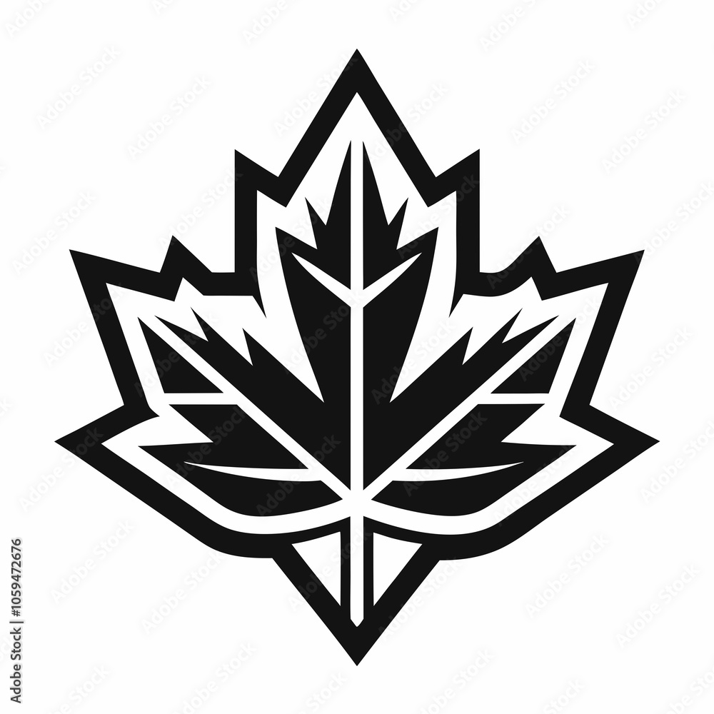 silhouette of leaf maple leaf black and white vector silhouette of leaf maple leaf black and white vector