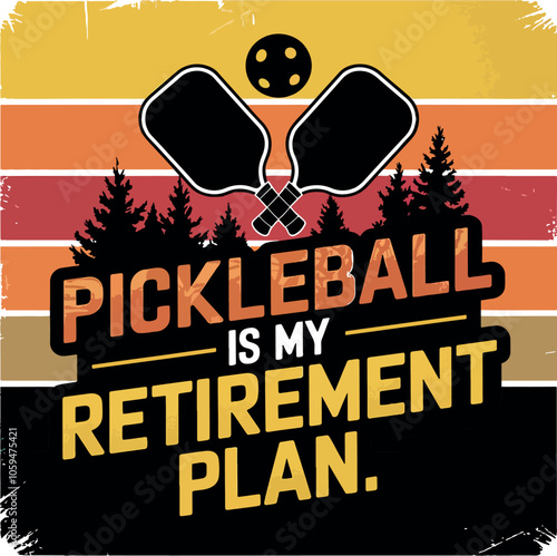 Pickleball T-shirt Design