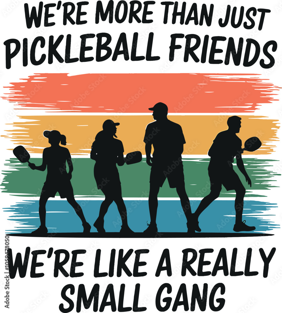 Obraz premium Pickleball T-shirt Design