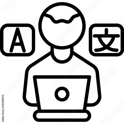 Freelance Translator Icon