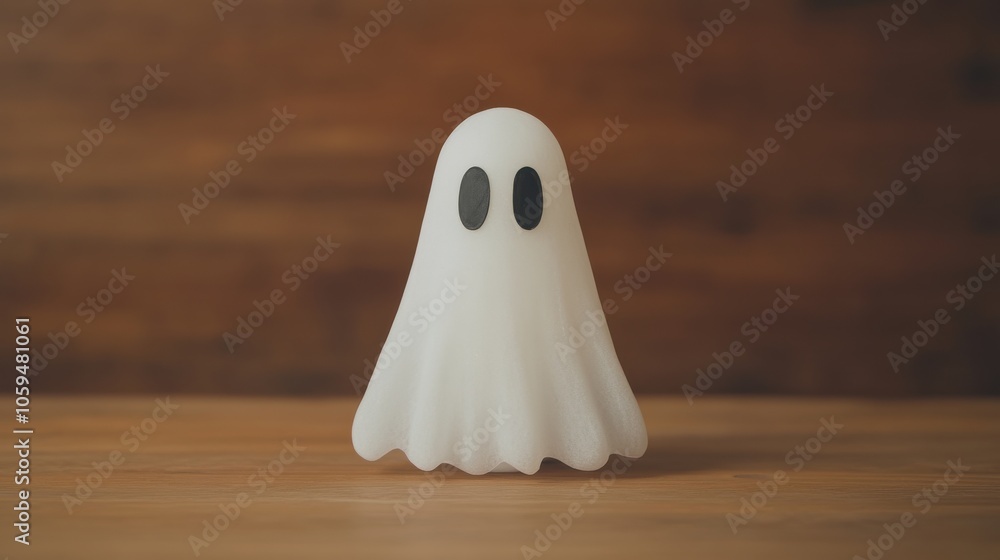 Whimsical Ghost in Misty Cobwebbed Corner Whimsical Ghost in Misty Cobwebbed Corner