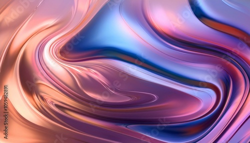 Abstract colorful waves