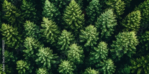 Majestic Forest Canopy from Above