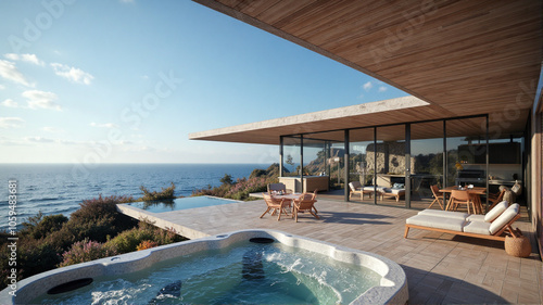 Fototapeta Naklejka Na Ścianę i Meble -  swimming pool in hotel