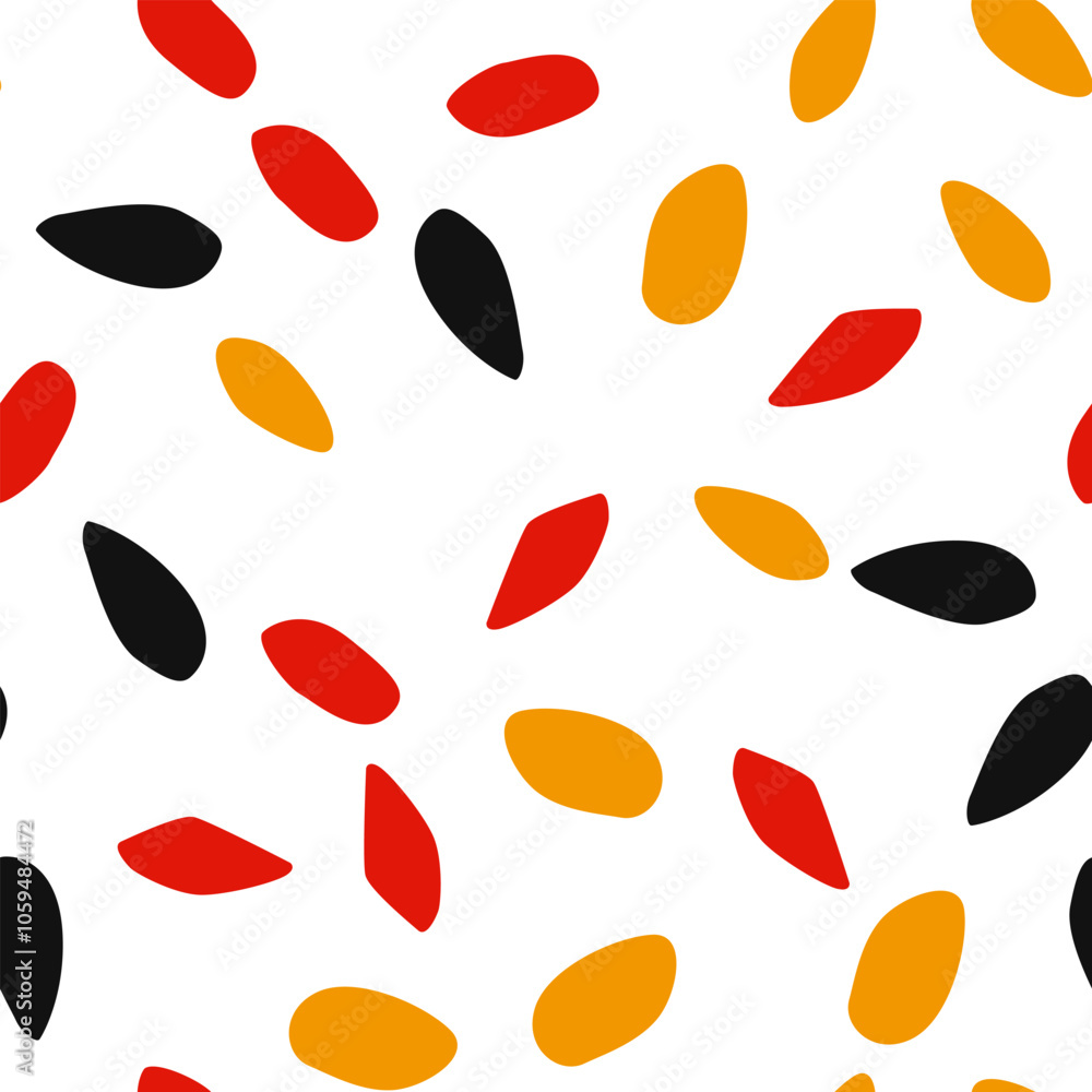 red, yellow and black shapes. seamless pattern vector graphic red, yellow and black shapes. seamless pattern vector graphic