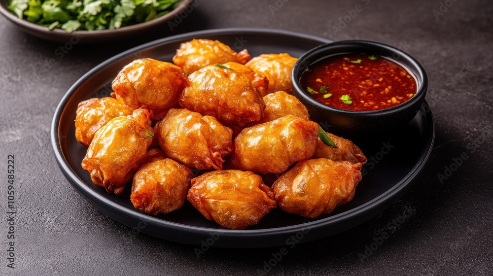 Crispy Fried Banana Blossoms with Dipping Sauce Crispy Fried Banana Blossoms with Dipping Sauce