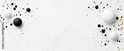 An abstract background texture with dots and splashes in a seamless dotted pattern