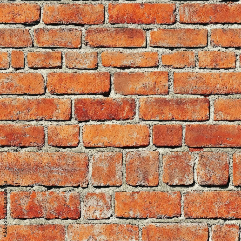Obraz premium Rustic Red Brick Wall Texture