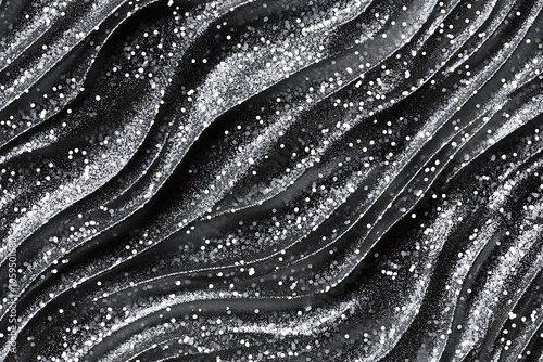 Silver seamless pattern luxury festive shimmer glitter textured copyspace background wallpaper