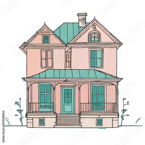 cartoon real estate vector