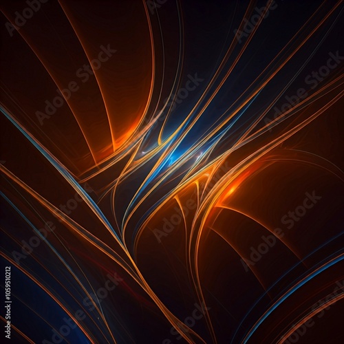 Abstract Colorful Glowy Design