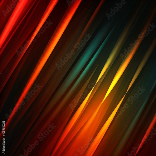 Abstract Colorful Glowy Design