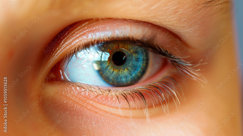 Fototapeta premium A close up one eye