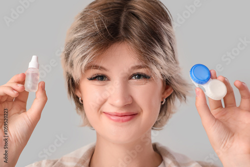 Beautiful young happy woman...
