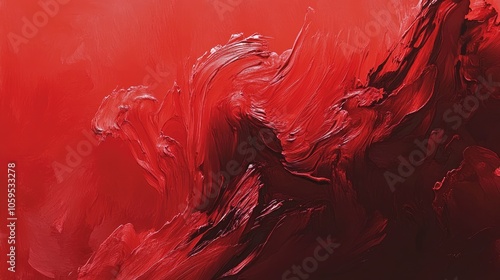 Exploring the depths of passion a fiery abstract representation in red tones photo