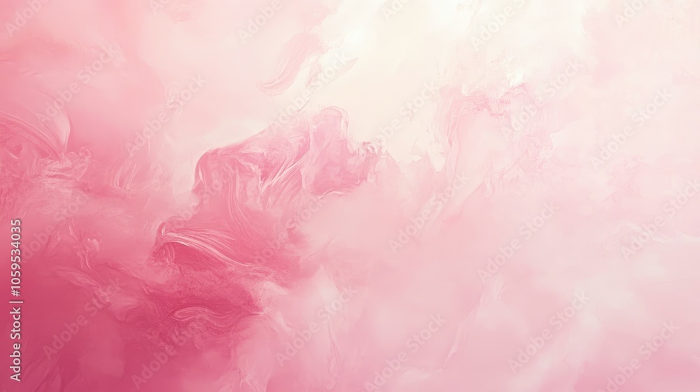 Fototapeta premium Soft pink abstract background with fluid swirls and whimsical patterns for creative projects