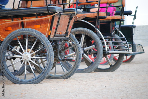 wheels of carriage