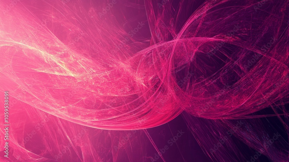 Obraz premium Vibrant abstract swirls a journey through color and light in digital art