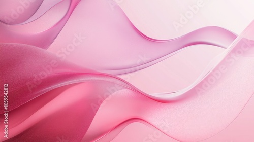 Elegant flowing pink waves a serene abstract background for creative projects