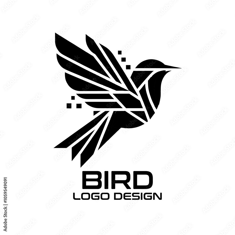Naklejka premium Bird Vector Logo Design