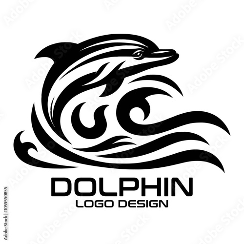 Dolphin Vector Logo Design
