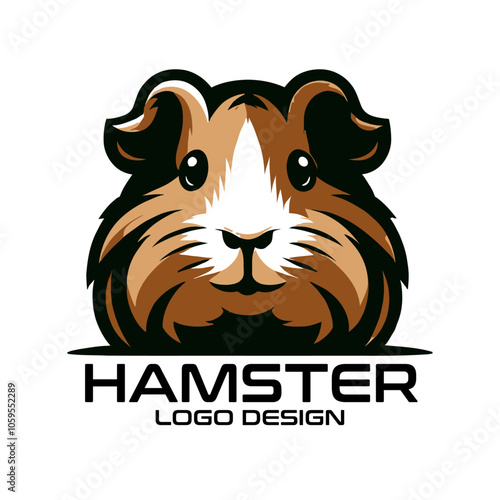 Hamster Vector Logo Design photo