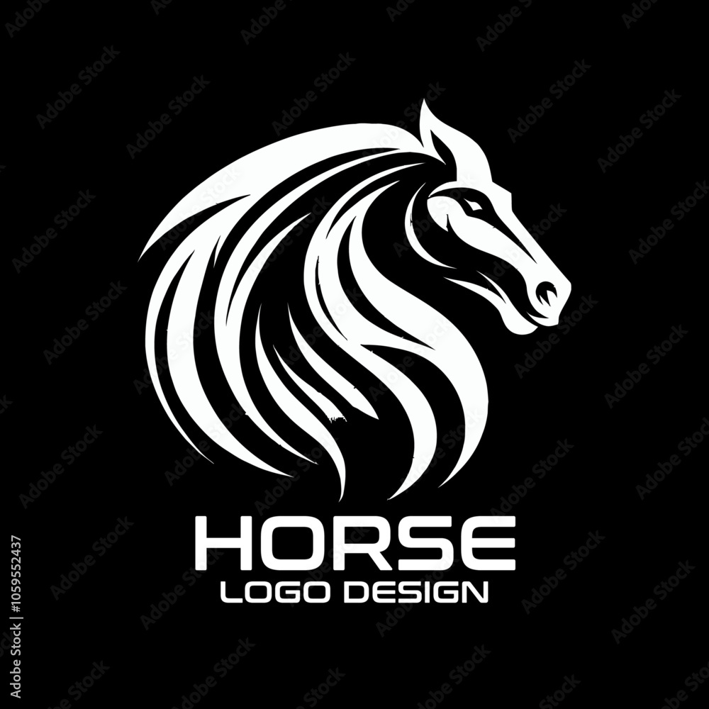 Fototapeta premium Horse Vector Logo Design