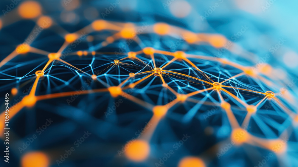 an abstract representation of AI as a glowing holographic entity ...