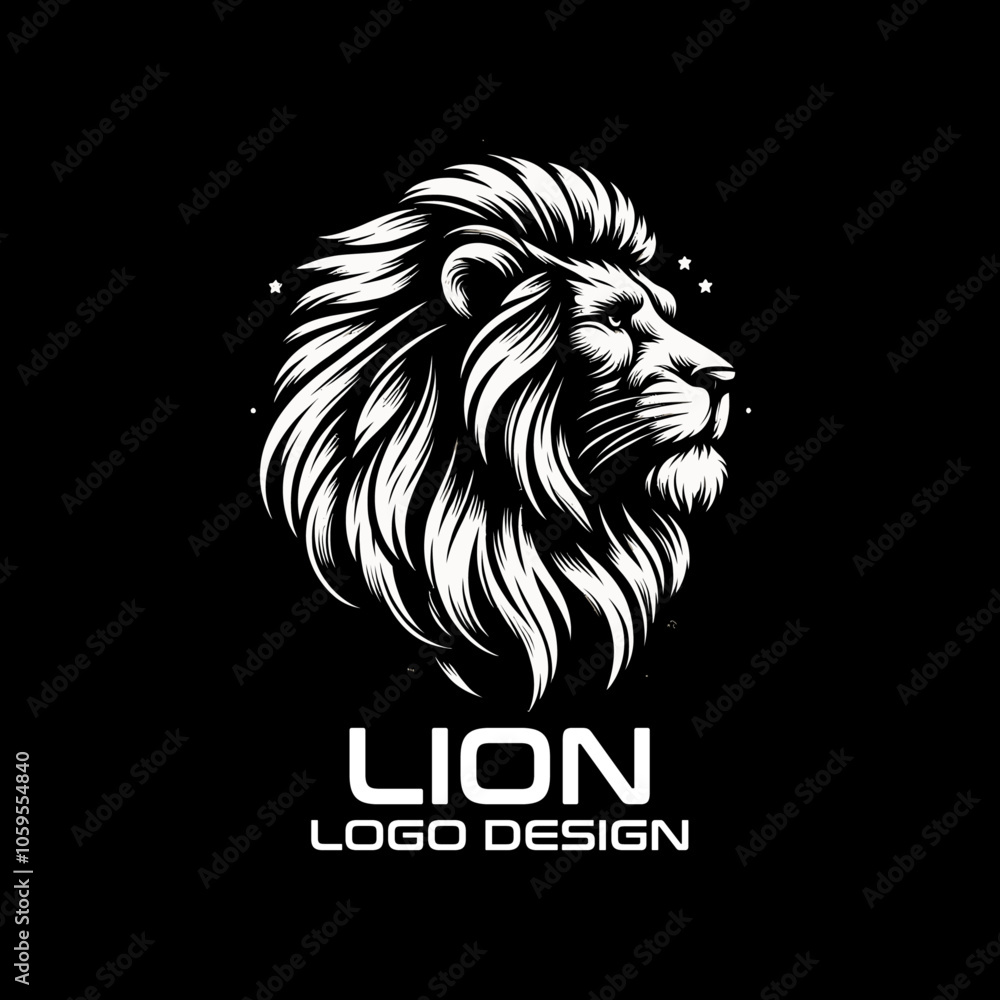 Fototapeta premium Lion Vector Logo Design