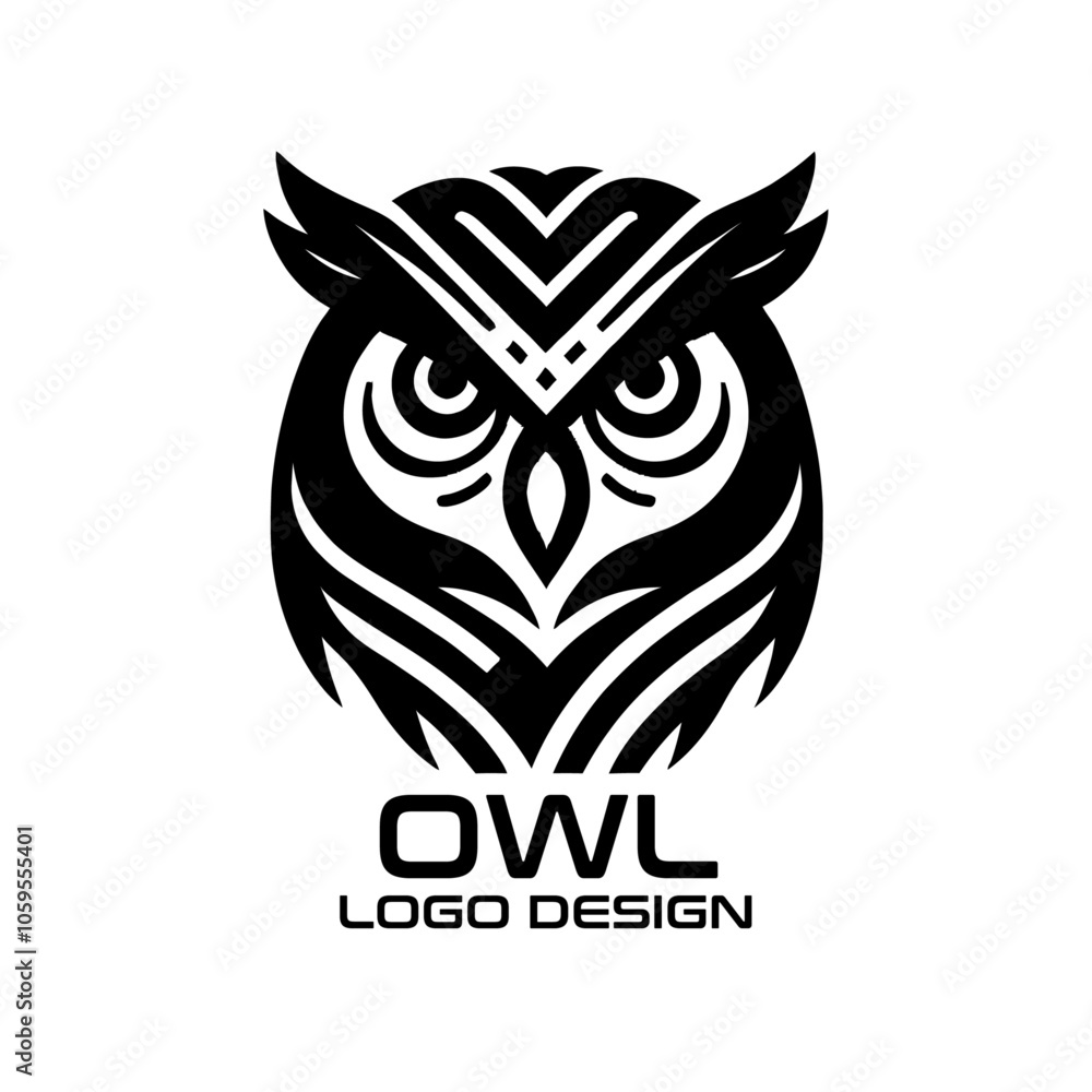 Fototapeta premium Owl Vector Logo Design