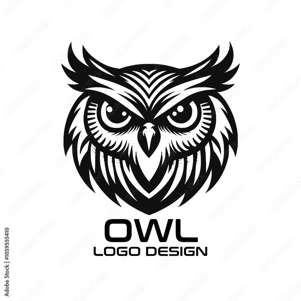 Obraz premium Owl Vector Logo Design