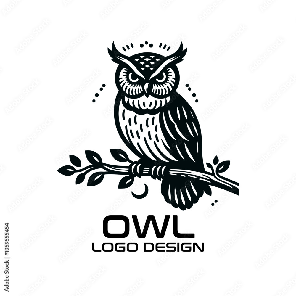 Fototapeta premium Owl Vector Logo Design
