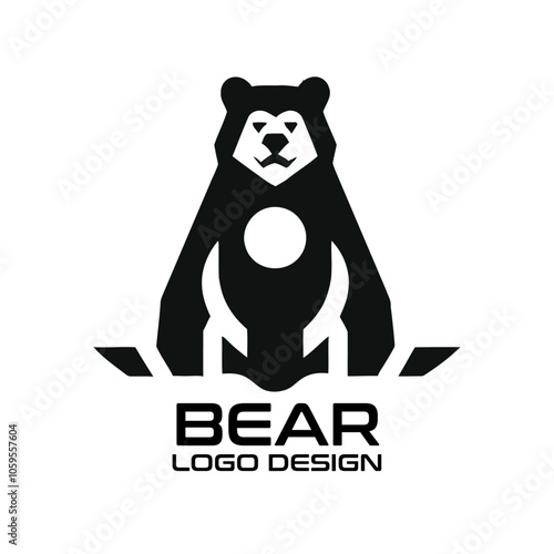 Bear Vector Logo Design photo