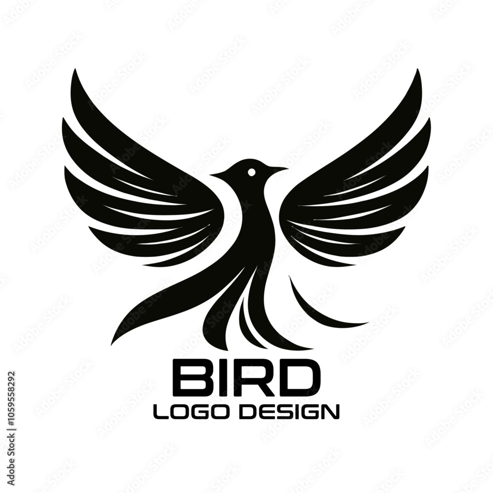 Fototapeta premium Bird Vector Logo Design
