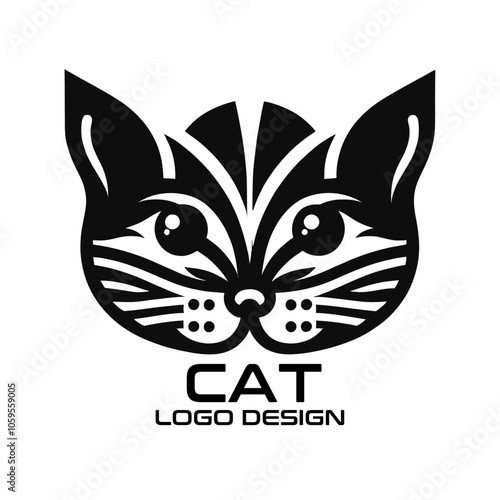 Cat Vector Logo Design photo