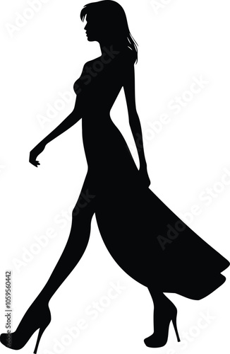 silhouette of a girl