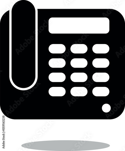 Office Phone Icon, flat design best vector icon