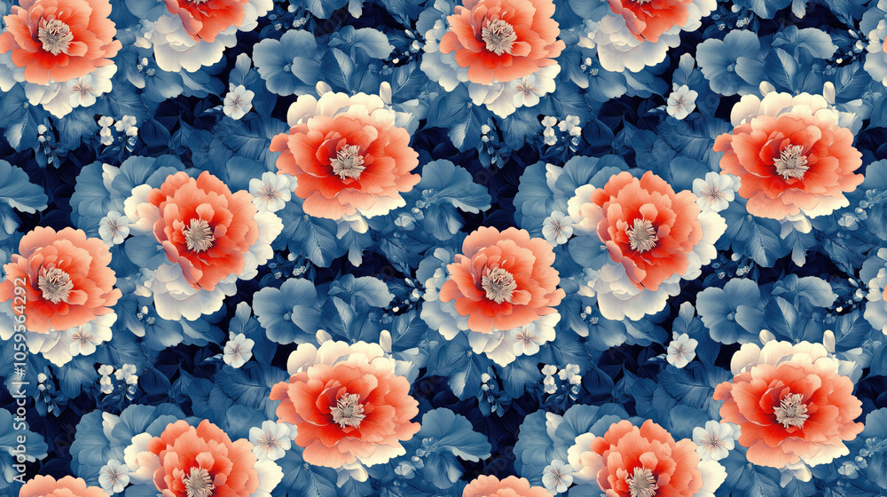Obraz premium Seamless abstract artistic pattern perfect for custom design posters ideal for unique loft interior wallpaper