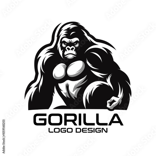 Gorilla Vector Logo Design
