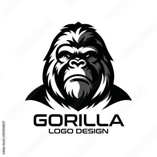 Gorilla Vector Logo Design
