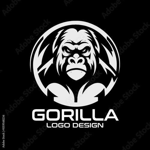 Gorilla Vector Logo Design
