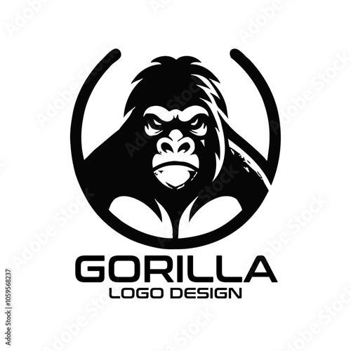 Gorilla Vector Logo Design
