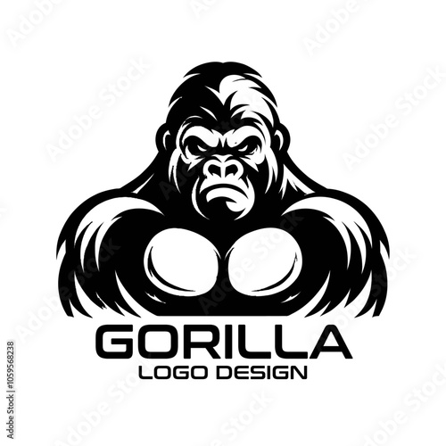 Gorilla Vector Logo Design
