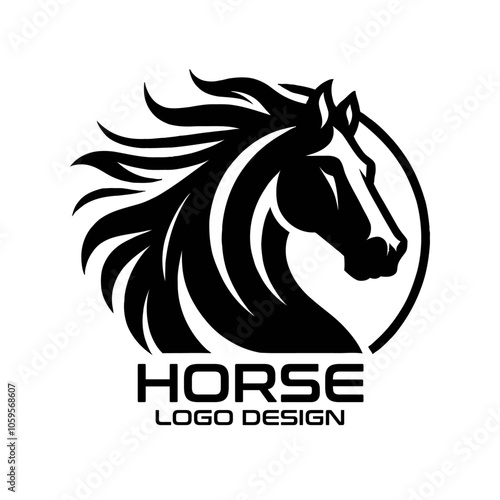 Horse Vector Logo Design