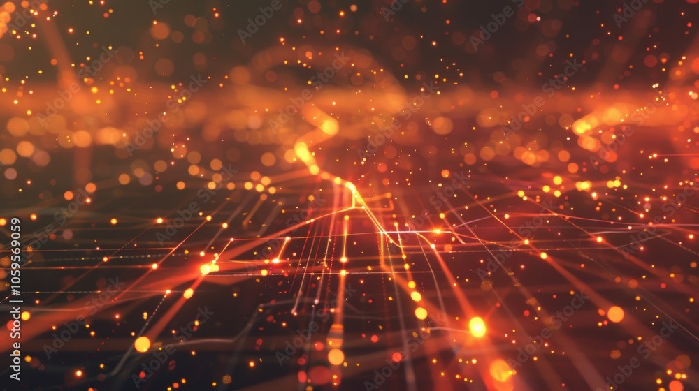 Fototapeta premium The ability to identify and isolate areas with high energy demand and allocate resources accordingly improving overall grid efficiency.