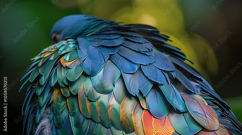 Obraz premium colorful feather